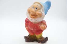 PIEPER POUET SQUEAKY:  DWARF DWERG NAIN - 1960's - L=13 - WALT DISNEY PRODUCTIONS - Rubber - Vinyl - Smurfen