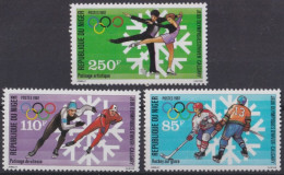F-EX40090 NIGER MNH 1984 CALGARY WINTER OLYMPIC GAMES SKITING SKI.  - Hiver 1988: Calgary