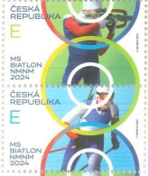 ** 1241 - 2 Czech Republic  Biathlon Championship 2024 - Unused Stamps