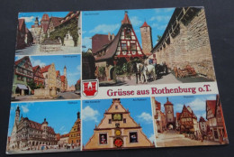 Grüsse Aus Rothenburg O. T. - Edmung Von König, Heidelberg - # 1345 - Saluti Da.../ Gruss Aus...