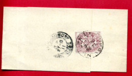 1911 - Collier De Journal De Vervins Pour Saint Brice - Tp Blanc N° 108 - Wikkels Voor Tijdschriften