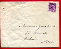 Lettre Pour Bohain (Aisne) - Timbre Préoblitéré Mercure N° 78 - 1893-1947