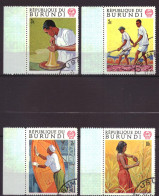 Burundi 488 T/m 491 Used 50 Years IAC (1969) - Used Stamps