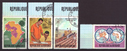 Burundi 480 T/m 483 Used (1969) - Usati
