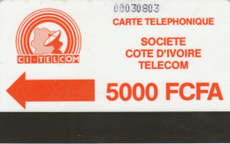 PHONE CARD COSTA D'AVORIO (E51.17.1 - Ivoorkust