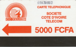 PHONE CARD COSTA D'AVORIO (E51.17.1 - Côte D'Ivoire