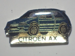 Pin's CITROEN AX BLEUE - Citroën