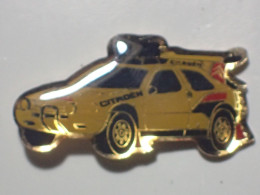 Pin's Citroen ZX Rallye Paris Dakar, Pneu Michelin, Total - Citroën