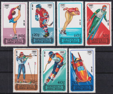 F-EX46851 MONGOLIA MNH 1988 CALGARY WINTER OLYMPIC GAMES SKI SKATING SHUTTING.   - Invierno 1988: Calgary