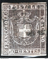 Toscana 1860 Governo Provvisorio Sass.19 O/Used VF/FF - Toscane