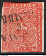 Parma 1853 Sass.7 O/Used VF/F - Parme