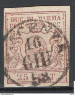 Parma 1857 Sass.10 O/Used VF/F - Parma