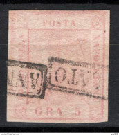 Napoli 1858 Sass.8 O/Used VF/F - Neapel
