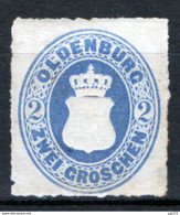 Germania Oldemburgo 1862 Unif.18 */MH VF/F - Oldenbourg