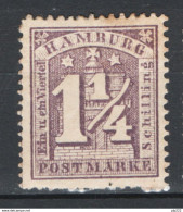 Germania Amburgo 1864 Unif.11 */MH VF/F - Hamburg