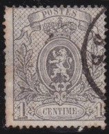 Belgie  .   OBP    .    23-A     .    O     .   Gestempeld     .   /   .    Oblitéré - 1866-1867 Coat Of Arms