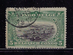 BELGIAN CONGO 1910 SCOTT #45 USED - Oblitérés