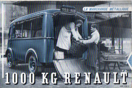 RENAULT - Grand Prospectus FOURGON 1.000 KG - Camions