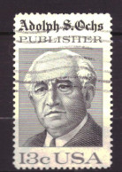 USA / United States Mi. 1287 Scott 1700 Used Adolphe Ochs (1976) - Used Stamps