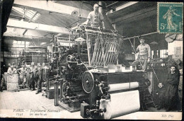 75 PARIS - IMPRIMERIE NATIONALE : LES MACHINES ET LES OUVRIERS - Distretto: 16