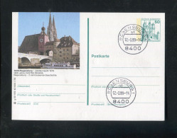 "BUNDESREPUBLIK DEUTSCHLAND" Bildpostkarte Mit Bildgleichem Stempel Ex "REGENSBURG" (4779) - Geïllustreerde Postkaarten - Gebruikt