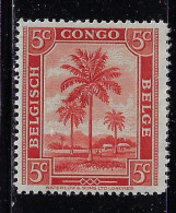 BELGIAN CONGO 1942  SCOTT #187 MH - Nuovi