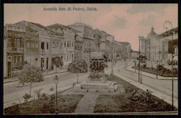 BAHIA - SÃO PEDRO - Avenida Sete ( Ed. Litho-Typ. Joaquim Ribeiro & Comp. K. 41496)  Carte Postale - Salvador De Bahia