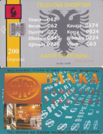 ALBANIA - Telecom Shqiptar 200 Units, Tirage 23400, 04/96, Used - Albanie