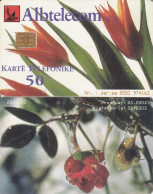 ALBANIA - Flowers, Albtelecom Telecard 50 Units, 05/01, Used - Albanien