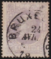 Belgie  .   OBP    .    36     .    O     .   Gestempeld     .   /   .    Oblitéré - 1869-1883 Léopold II