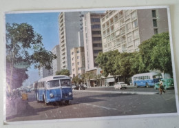 Carte Postale Circulée 1963 - PERU - Avda. Tacna, Lima - Pérou