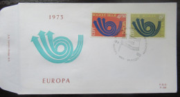FDC 1669/70  'Europa CEPT: Posthoorn' - 1971-1980