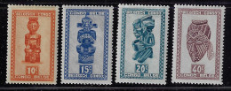 BELGIAN CONGO 1947-1950 SCOTT #231-233,235 MH - Nuevos