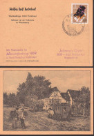 Radebeul SSt Garten- Und Rebenstadt, Mit Postkutsche Befördert Winzerfestzug 1969, Hoflössnsitz - Maschinenstempel (EMA)