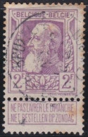 Belgie  .   OBP    .   80    .    O     .   Gestempeld     .   /   .    Oblitéré - 1905 Thick Beard