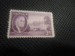 TIMBRES : Franklin Roosevelt FDR 1945 Ensemble De 4 Timbres-poste - Ongebruikt