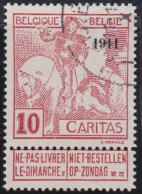 Belgie  .   OBP    .    98     .    O     .   Gestempeld     .   /   .    Oblitéré - 1910-1911 Caritas