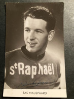 Bas Maliepaard - St Raphael - SIGNEE - Carte/card - Cyclist - Cyclisme - Ciclismo - Wielrennen - Cyclisme