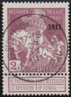 Belgie  .   OBP    .    95     .    O     .   Gestempeld     .   /   .    Oblitéré - 1910-1911 Caritas