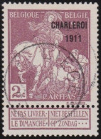 Belgie  .   OBP    .    103     .    O     .   Gestempeld     .   /   .    Oblitéré - 1910-1911 Caritas