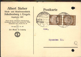 42269966 Scheibenberg Sieber Metallwarenfabrik Anforderungskarte Scheibenberg - Scheibenberg