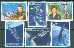 1976 Space,Gagarin,Leonov,Soyuz 11,Soyuz-Apollo,CUBA,2125,MNH - Amérique Du Sud