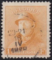 Belgie  .   OBP    .    175  (2 Scans)      .     O    .   Gestempeld     .   /   .    Oblitéré - 1919-1920 Albert Met Helm