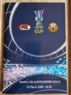 Programme AZ Alkmaar - Shakhtar Donetsk - 16.3.2005 - UEFA Cup - Holland - Football Soccer Fussball Calcio - Programm - Books