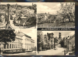 42268158 Auerbach Vogtland Gesamtansicht Hauptstrasse Drei Wahrzeichen Auerbach - Auerbach (Vogtland)
