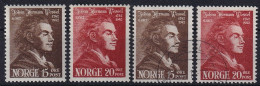 NORWAY 1943 - MNH/canceled - Mi 272, 273 - Unused Stamps