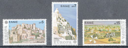 TimbresGRECE EUROPA N°1242 1243 1244 Neufs** - Unused Stamps