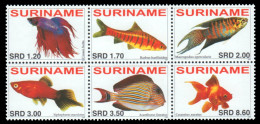 Surinam 2006 - Mi-Nr. 2065-2070 ** - MNH - Fische / Fish - Suriname