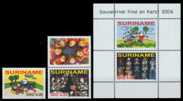 Surinam 2006 - Mi-Nr. 2071-2072 & Block 102 ** - MNH - Tag Des Kindes - Suriname