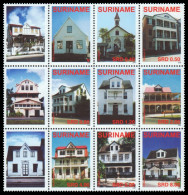 Surinam 2008 - Mi-Nr. 2212-2220 ** - MNH - Häuser In Paramaribo - Suriname